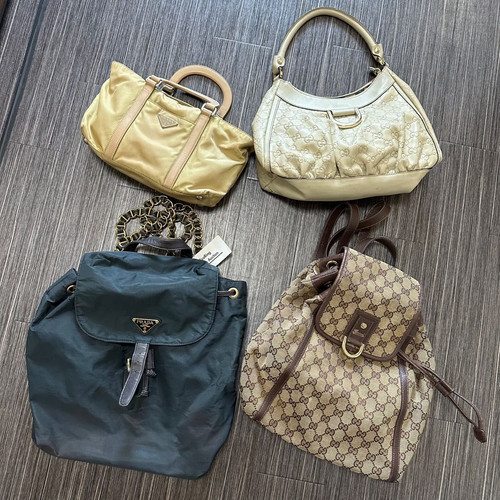 Prada gucci logo nylon - logo,