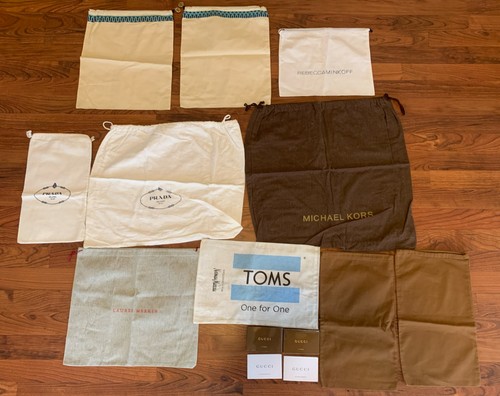 Lot designer bag sacks - of,