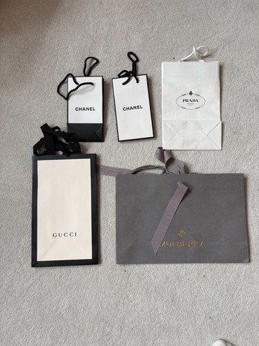 Mixed designer gift bags