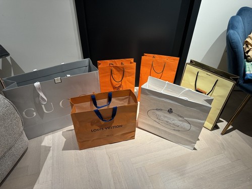 Luxury shopping bags