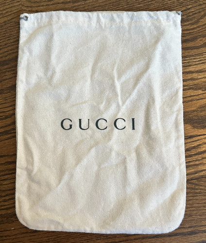 Gucci dust bag cream cotton - gucci,